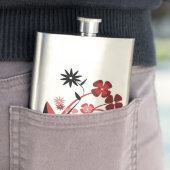 PINK UND SCHWARZE BLUME FLACHMANN (Beispiel)