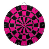 Pink und Schwarzes Dartscheibe (vorne)
