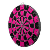 Pink und Schwarzes Dartscheibe (Vorderseite rechts)