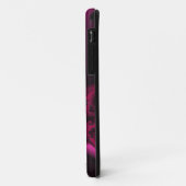 Pink und silber Fraktal Case-Mate iPhone Hülle (Hinten/Links)