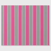 Pink und Silber Umschlagpapier Geschenkpapier (Flach)