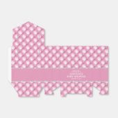 Pink und Silver Tufed Glamour Bevorzugung Box Geschenkschachtel (Ungefaltet)