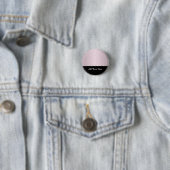 Pink und Silvery White Polka Punktmuster Button (Beispiel)