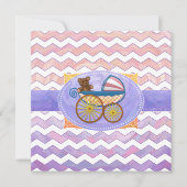 Pink und Stinky Baby Stuff Einladung (Vorderseite)