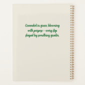 Pink und weiß auf rustikalem Holz Planer (Rückseite)