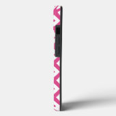 Pink und weiß Diamant Muster Case-Mate iPhone ca. Hülle (Rückseite / Links)