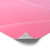 Pink und Weiß Drehung Poster (Ecke)