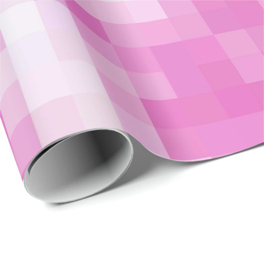 Pink und weiß gestrichenes Papier Geschenkpapier (Rolleneckpunkt)