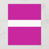 Pink und Weiß, Pink und Flyer (Vorne)