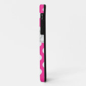 Pink-und Weiß-Tupfen iPhone 5 Fall Case-Mate iPhone Hülle (Hinten/Links)