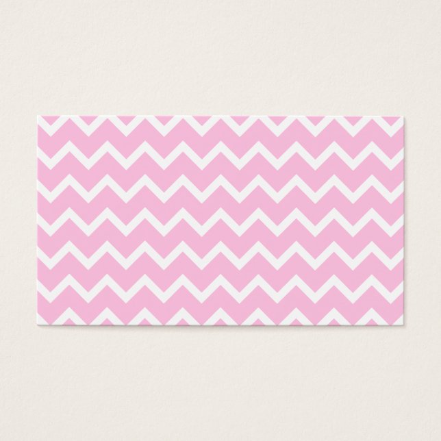 Pink und weiß Zigzag Muster. (Vorderseite)