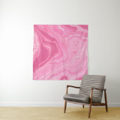 PINK UND WEISSE ABSTRAKTE BILDUNG WANDTEPPICH (Beispiel (Horizontal))