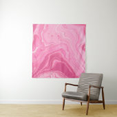 PINK UND WEISSE ABSTRAKTE BILDUNG WANDTEPPICH (Beispiel)