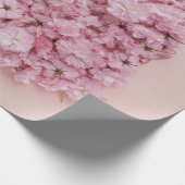 PINK UND WEISSE BLUME PETALS GESCHENKPAPIER (Ecke)