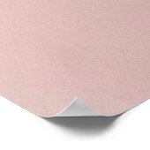 PINK UND WEISSE BLUME PETALS POSTER (Ecke)