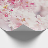 PINK UND WEISSE CHERRBLOSSOM GESCHENKPAPIER (Ecke)