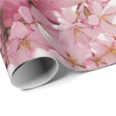PINK UND WEISSE CHERRBLOSSOM GESCHENKPAPIER (Rolleneckpunkt)