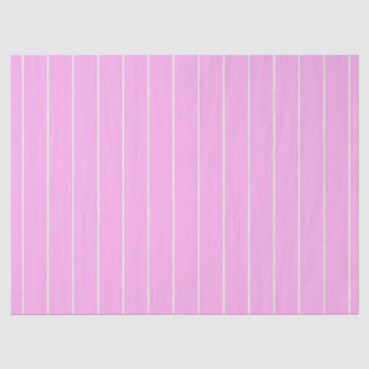 PInk- und Weißstreifenmuster Seidenpapier (Vorderseite)