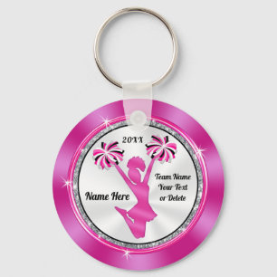 Pink und White Billige Cheer-Geschenke oder DEINE Schlüsselanhänger