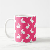 Pink und White Bunnies Tasse (Links)