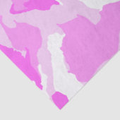 Pink und White Camouflage Muster Seidenpapier (Detail)