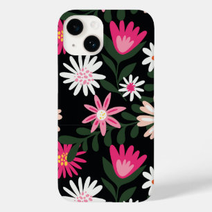 Pink und White Daisy Muster Case-Mate iPhone 14 Hülle