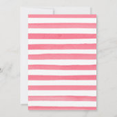 Pink und White Floral Pumpkins Fall Sweet 16 Einladung (Rückseite)