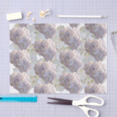 Pink und White Hydrangea Tissue Paper Seidenpapier (Handwerk)