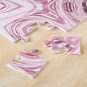 Pink und White Mandala Muster Puzzle (Seite)