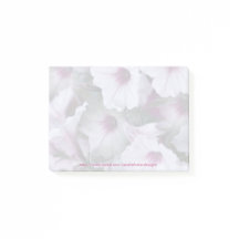 Pink und White Petunias Post-it Note Pad
