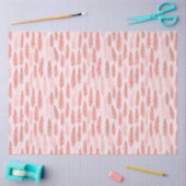 Pink und White Pine Blätter Weihnachten Seidenpapier (Basteln)