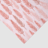 Pink und White Pine Blätter Weihnachten Seidenpapier (Ausschnitt)