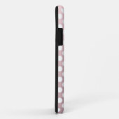 Pink und White Polka Dot Muster Case-Mate iPhone Hülle (Hinten/Rechts)