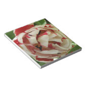 Pink und White Tulip Notepad Notizblock (angewinkelt)