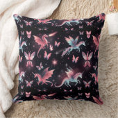 Pink Unicorn Dragon Mix Kissen (Decke)