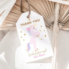 Pink Unicorn Geschenketiketten, Liebesmarken Geschenkanhänger