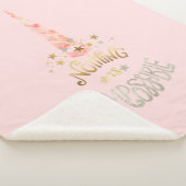 Pink Unicorn Inspiration Zitat Sherpadecke (3/4)