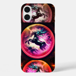 Pink Unicorn iPhone 13 Fall 16 Plus Hülle