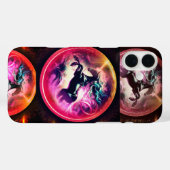 Pink Unicorn iPhone 13 Fall Case-Mate iPhone Hülle (Rückseite (Horizontal))