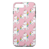 Pink Unicorn Muster Case-Mate iPhone Hülle (Rückseite)