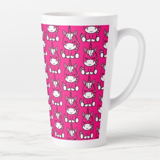 Pink Unicorn Pony Milchtasse (Rechts)