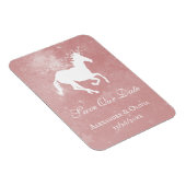 Pink Unicorn Speichern Sie das Datumsfenster Magnet (Rechte Seite)