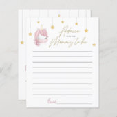 Pink Unicorn Stars Kinderduschempfehlung für Junge (Vorne/Hinten)