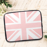Pink Union Jack UK Flag Monogram Laptop Sleeve<br><div class="desc">Eine rosa Version der British Union Jack Flag - Fügen Sie Ihre Initialen und lasse diese schlanke Laptop-Hülle sehen Sie sich um Ihre Technik.</div>