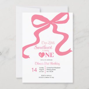 Pink, unser Schatz verwandelt einen Einladung