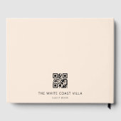 Pink Vacation Rental QR Code Kommentare Gästebuch (Rückseite)