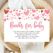 Pink Valentine Baby Showbücher für Baby Game Einladung