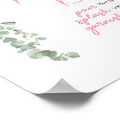 Pink Valentine Ballon Mama Osa Bar Poster (Ecke)