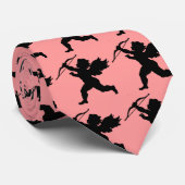 Pink Valentine Cupid Krawatte (Gerollt)