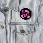 Pink-Valentine-Muster Button (Beispiel)